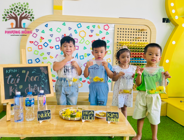 Lớp Mango - Tiết Học Khám Phá Khoa Học: Túi Hoa Kỳ Diệu