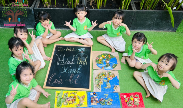 Tạo Hình : Hành Tinh Xanh Của Bé 